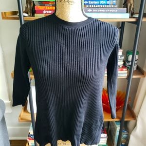 Black Backless Maje Top Size 3